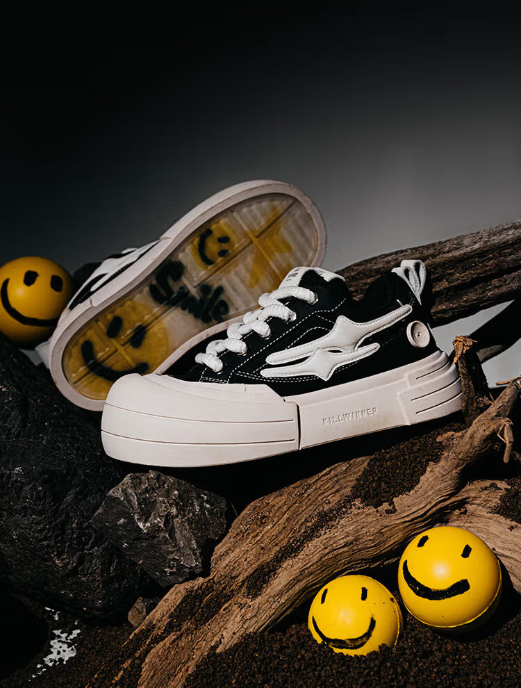 KILLWINNER丨Smile Life Sneaker - Black - PSYLOS 1, KILLWINNER丨Smile Life Sneaker - Black, Chunky Sneakers, KILLWINNER•JAPAN, PSYLOS 1